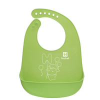 HOY BELL 好伊贝 儿童硅胶围兜 初食绿