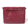 BOTTEGA VENETA 葆蝶家 女士皮革手提包 600510VCPP16206 酒红色