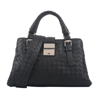 BOTTEGA VENETA 葆蝶家 女士羊皮革手提包 576337VQ13C1229 灰黑色