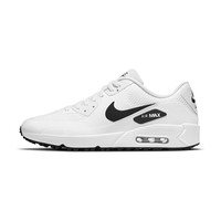 NIKE 耐克 Air Max 90 G 男子高尔夫鞋 CU9978-101 白色/黑色 45