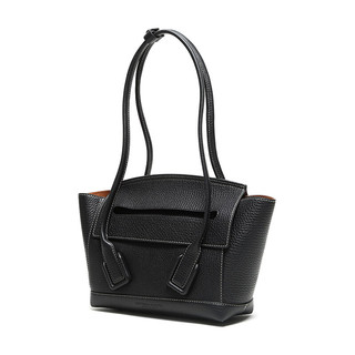 BOTTEGA VENETA 葆蝶家 女士牛皮单肩包 580725VMAO11229 黑色