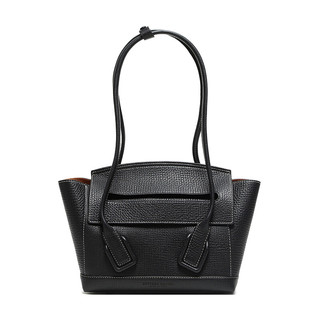 BOTTEGA VENETA 葆蝶家 女士牛皮单肩包 580725VMAO11229 黑色