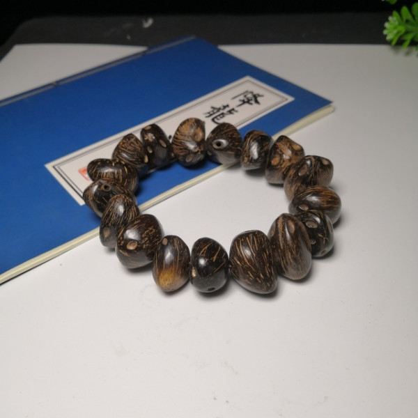 三眼金猪招财菩提子手链18mm金猪菩提招财揽福