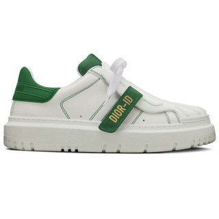 Dior 迪奥 ID系列 女士低帮板鞋 KCK278BCR 白色/绿色 36