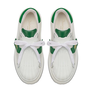 Dior 迪奥 ID系列 女士低帮板鞋 KCK278BCR 白色/绿色 36