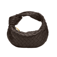 BOTTEGA VENETA 葆蝶家 JODIE系列 女士手提包 651876VCPP52127 深巧克力色 迷你