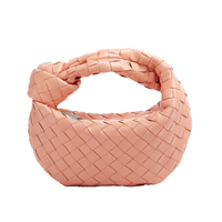 BOTTEGA VENETA 葆蝶家 JODIE系列 女士手提包 651876VCPP57806 蜜桃粉 迷你