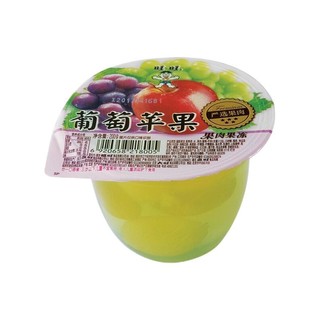 Want Want 旺旺 果肉果冻 葡萄苹果味 178g*6杯