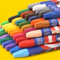 Disney 迪士尼 抗菌可水洗儿童彩色蜡笔  24色