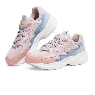 SKECHERS 斯凯奇 D'LITES系列 D'lites Airy 女子跑鞋 896041/MVBL 豆沙色/蓝色 38