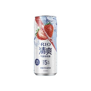 RIO 锐澳 鸡尾预调酒组合装 2口味 330ml*2罐（草莓风味330ml+水蜜桃风味330ml）