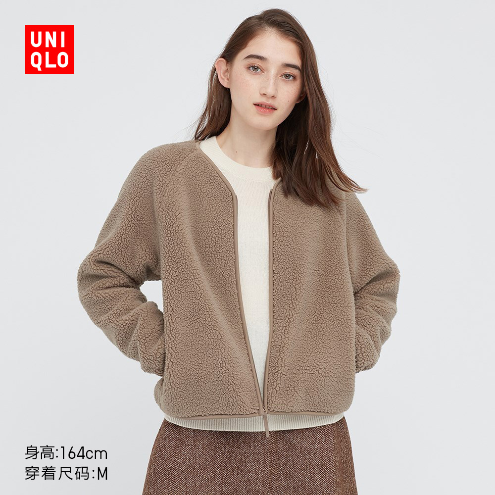 uniqlo 优衣库 女士摇粒绒外套 439140