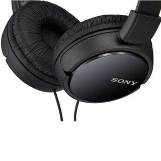 SONY 索尼 MDR-ZX110AP 耳罩式头戴式有线耳机 黑色