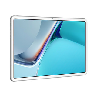 HUAWEI 华为 MatePad 11 2021款 10.95英寸 HarmonyOS 平板电脑 (2560*1600dpi、骁龙865、6GB、128GB、WiFi版、冰霜银、DBY-W09)+键盘套装