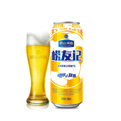 laoshanbeer崂山啤酒崂友记足球罐500ml12罐