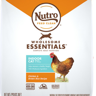 Nutro 美士 全护营养系列 鸡肉糙米室内成猫猫粮 6.35kg