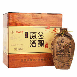 塔牌 2009年手工冬酿原酒1.5L*2坛 礼盒装