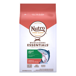 Nutro 美士 全护营养系列 三文鱼糙米成猫猫粮 2.27kg*2袋