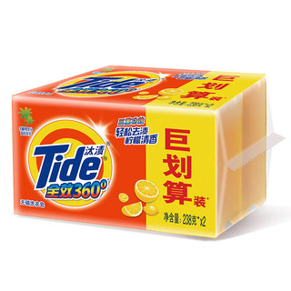 Tide 汰渍 全效360系列 无磷洗衣皂 238g*36块 柠檬清香