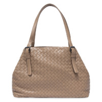 BOTTEGA VENETA 葆蝶家 女士羊皮手提包 337260V00162661 棕色