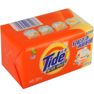 Tide 汰渍 全效360系列 无磷洗衣皂 238g*2块