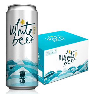 88VIP：SNOWBEER 雪花 啤酒纯酿白啤500ml*18听