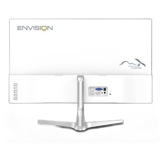 ENVISION 易美逊 27英寸 IPS广视角 2K高清 PS4 珍珠白 纤薄机身 金属底座 电脑显示器 G272Q  冠捷品质