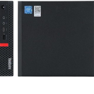 Lenovo 联想 ThinkCentre M720q 商用台式机 黑色 (酷睿i7-10700T、核芯显卡、8GB、128GB SSD、风冷)