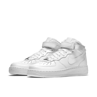 NIKE 耐克 Air Force 1 Mid 女子运动板鞋 366731-100 白色 36.5