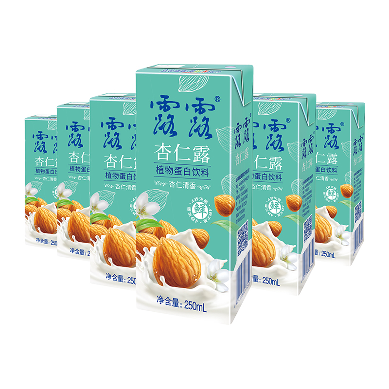 lolo 露露 杏仁露植物蛋白饮料 250ml*6盒