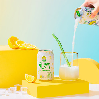 yili 伊利 乳汽 0蔗糖0脂肪 气泡乳汽水 柠檬风味 320ml*6罐