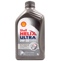 Shell 壳牌 欧洲进口 超凡灰喜力Helix Ultra ECT C2/C3 0W-30 SN级 1L