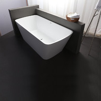 英皇 欧式简约实用浴盆小户型卫生间专用亚克力单人艺术浴缸
