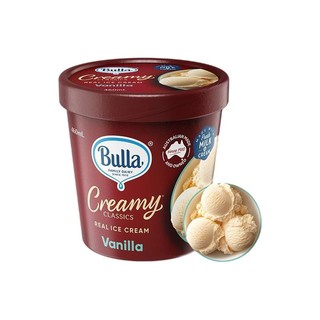 Bulla 布拉 经典系列 鲜奶冰淇淋 香草味 460ml
