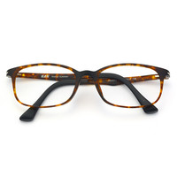 HAN 汉 HD4882 玳瑁色塑钢眼镜框+1.56折射率 防蓝光镜片