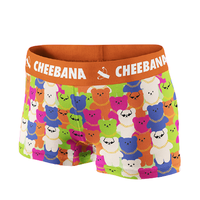 Cheebana 青蕉 男士平角内裤 CF092124heji 柔情款 金链小熊 XL