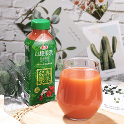 華旗 华旗 山楂果茶山楂果汁果肉饮料经典原味未加蔗糖400mL*12瓶年货礼盒