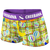 Cheebana 青蕉 男士平角内裤 CF092124heji 童心款 弹珠传说 XL
