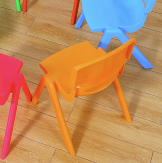 HK STAR 华恺之星 HK5601 塑料靠背椅子 橙黄色
