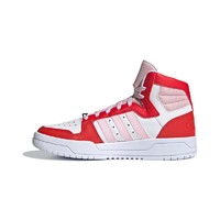 adidas NEO Entrap Mid 女子休闲运动鞋 H01544 白/红/粉 36