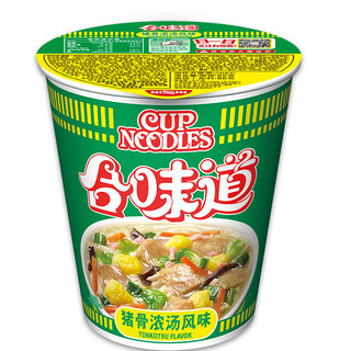 CUP NOODLES 合味道 方便面 猪骨浓汤风味 86g*12杯