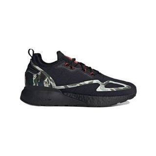 adidas ORIGINALS Zx 2K Boost 中性休闲运动鞋 GW2328 深蓝色/黑色/绿色/米白色 35.5