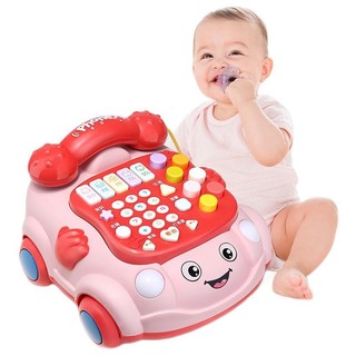BEI JESS 贝杰斯 78921 早教儿童电话机 粉色