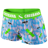 Cheebana 青蕉 男士平角内裤 CF092124heji 躁动款 香蕉大卫 XL