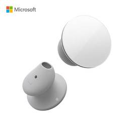 Microsoft 微软 Surface Earbuds 无线蓝牙耳机 冰川白 | 入耳式耳机 沉浸式音效 触控面板 手势操控 配充电盒