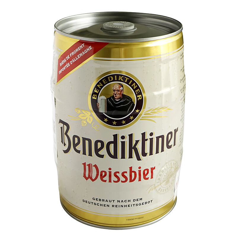 benediktiner 百帝王 小麦啤酒 5l
