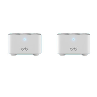 NETGEAR 美国网件 Orbi奥秘系列 RBK12 双频1200M 千兆Mesh分布式路由器 WiFi 5 两个装 白色