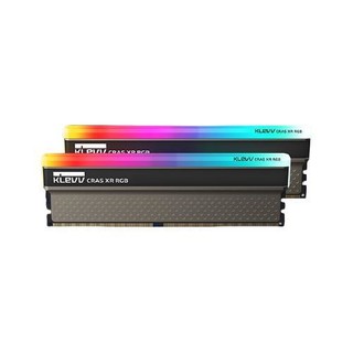 KLEVV 科赋 CRAS XR系列 DDR4 3600MHz RGB 台式机内存 灯条 黑棕色 16GB KD4AGU880-36A180Y