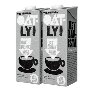 百亿补贴：OATLY 噢麦力 欧洲原装进口Oatly咖啡大师燕麦植物奶1L*6瓶原装箱发瑞典灰色版