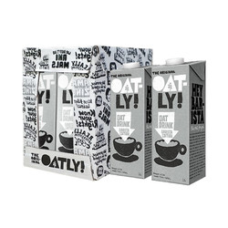 OATLY 噢麦力 咖啡大师燕麦奶咖啡伴侣植物蛋白营养早餐谷物饮料整箱 1L*6